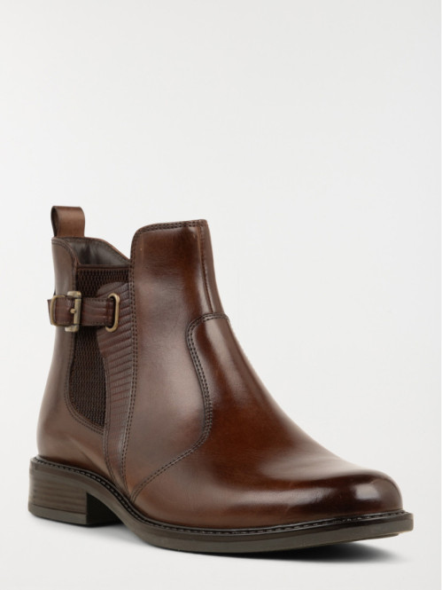 Bottines plates zippées femme (36-41)