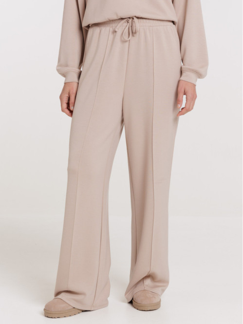 Jogging large taupe clair femme Jogging large taupe clair femme