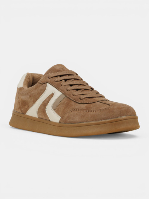 Basket taupe à lacets homme...