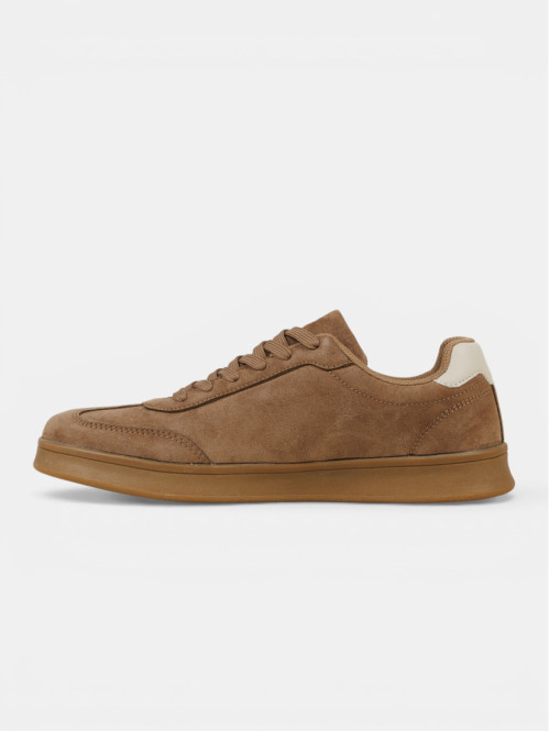 Basket taupe à lacets homme...