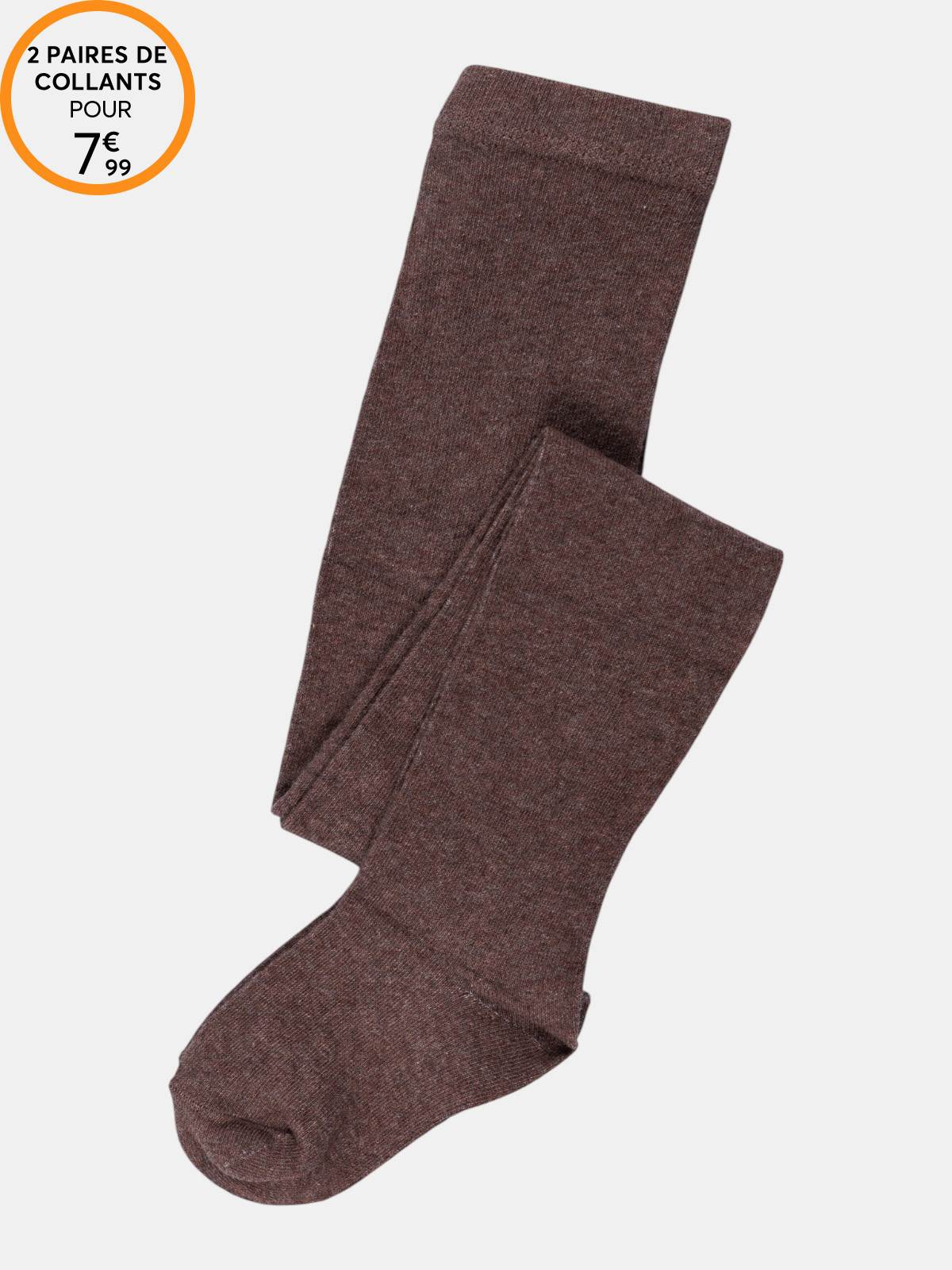 Collants chauds coloris marron fille Collants chauds coloris marron fille
