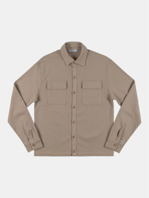 Chemise texturée manches...