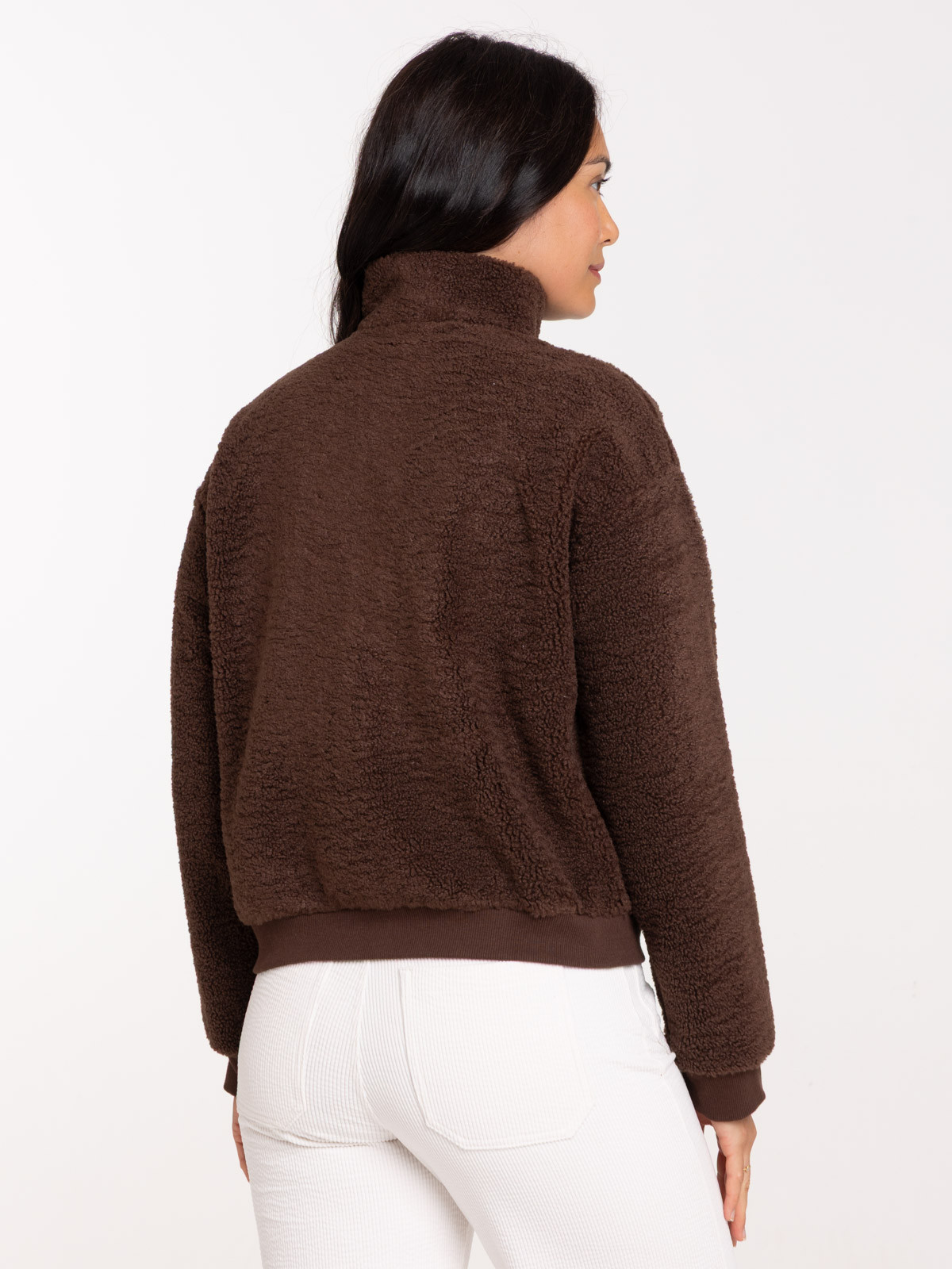 Sweat sherpa écorce femme Sweat sherpa écorce femme