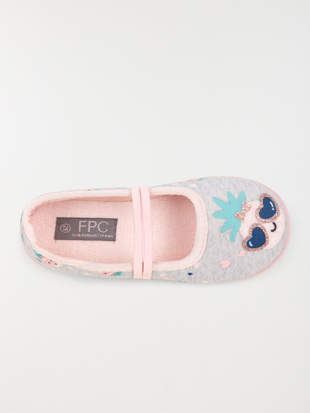 Chausson ballerine ananas fille (24-30) Chausson ballerine ananas fille (24-30)