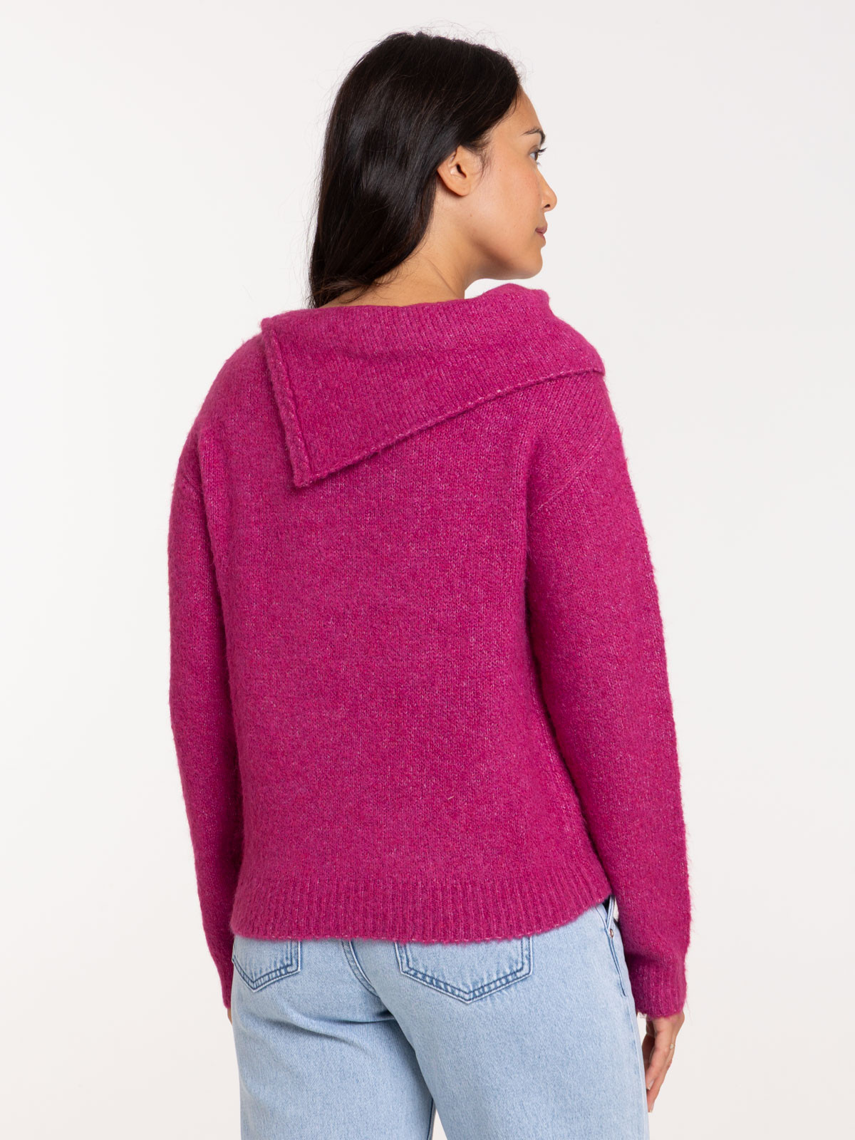 Pull col drapé femme Pull col drapé femme