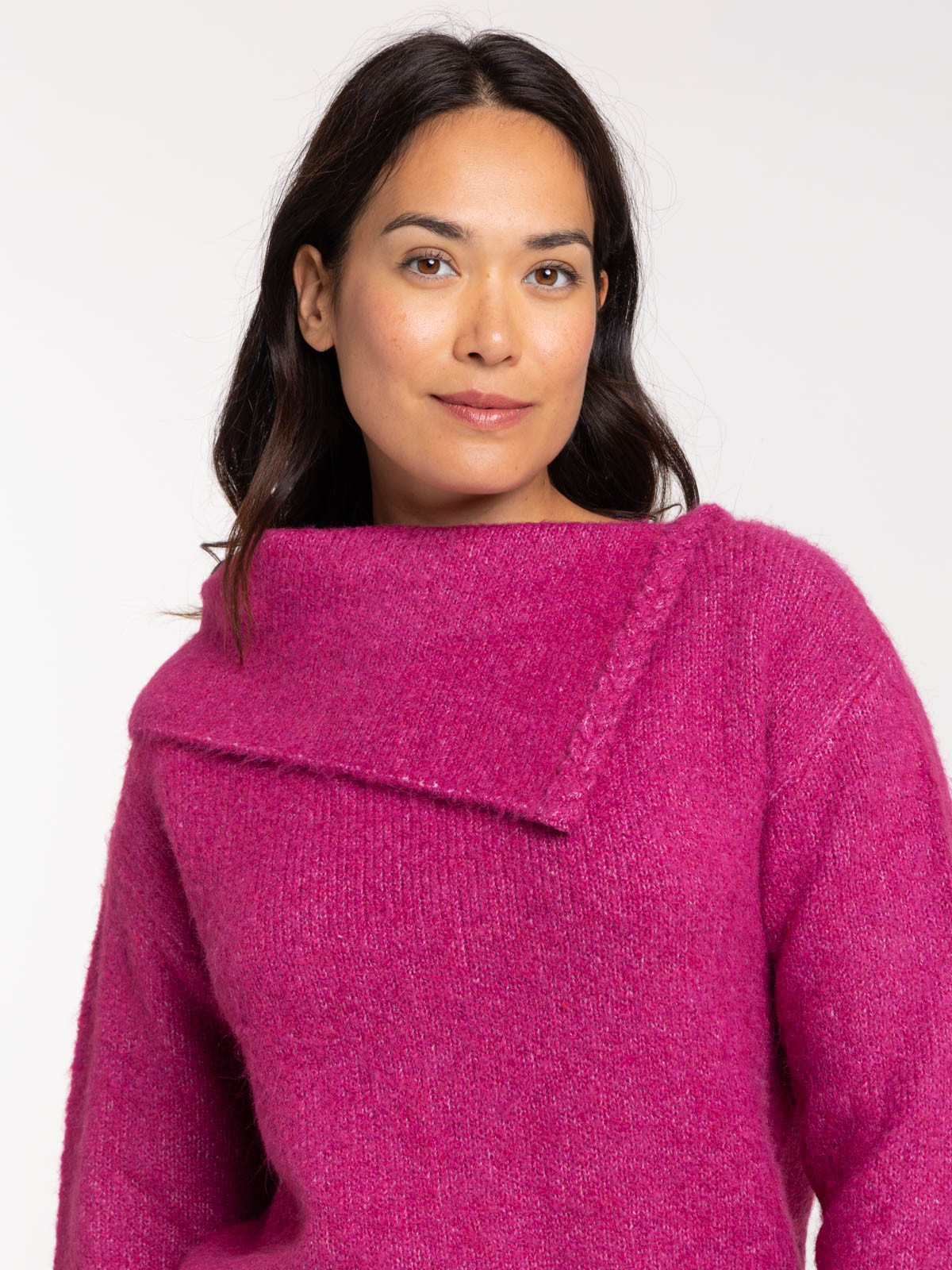 Pull col drapé femme Pull col drapé femme