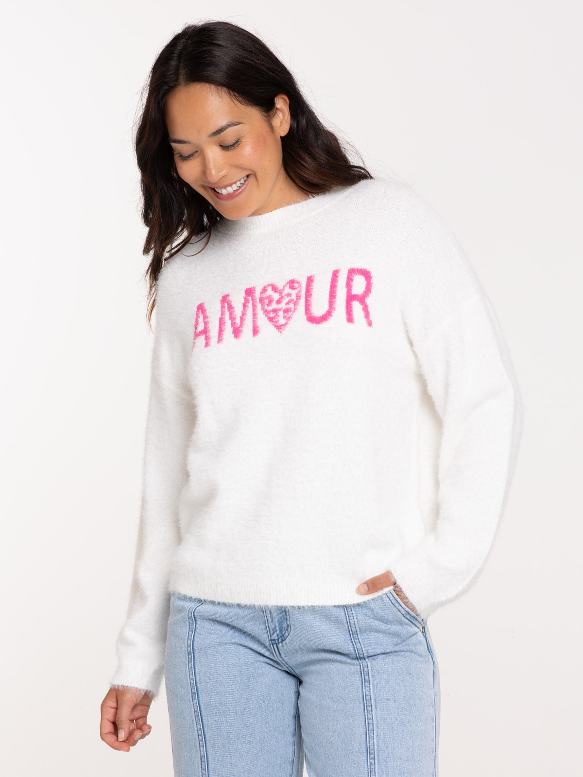 Pull Amour léopard femme Pull Amour léopard femme