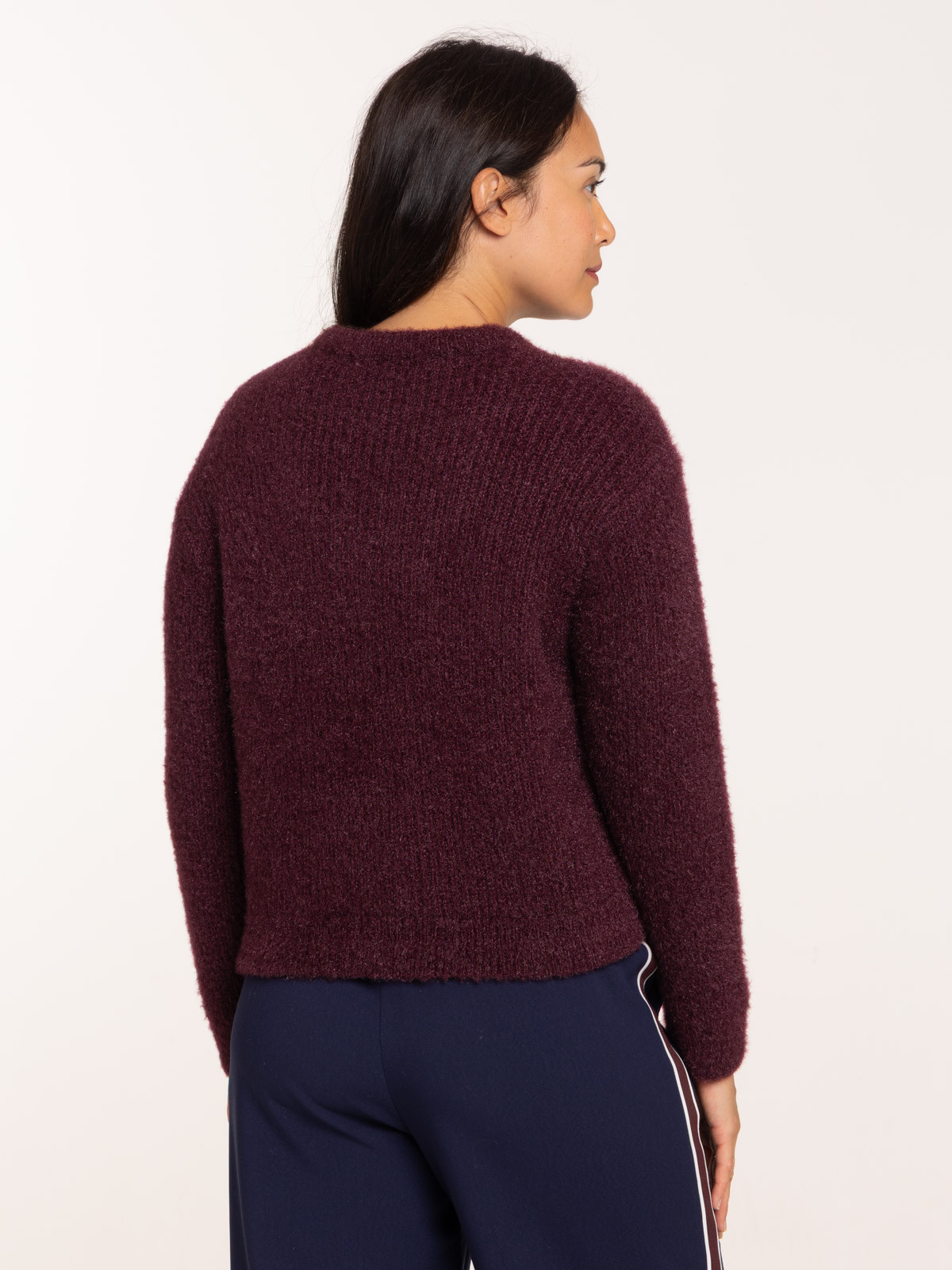 Pull doux dark figue femme