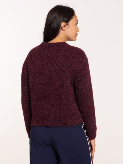 Pull doux dark figue femme