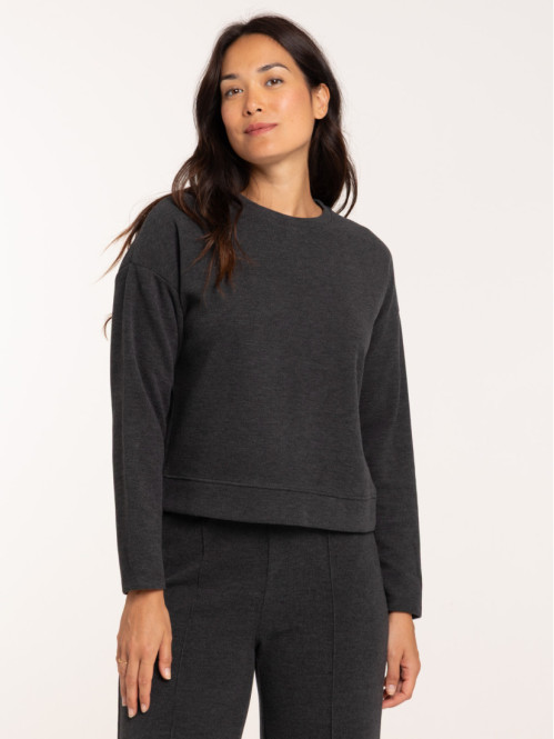 T-shirt gris anthracite...