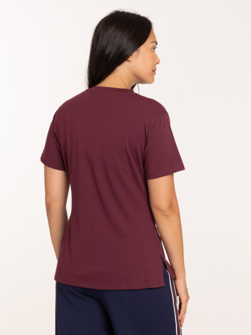 T-shirt détail bijou devant...