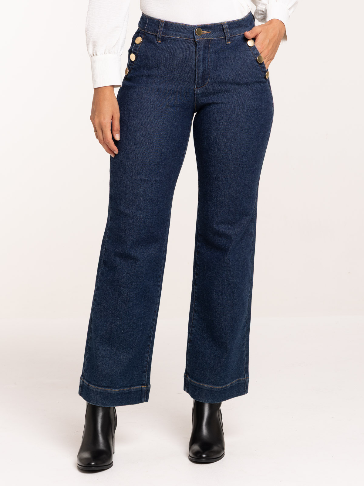 Jean wide leg brut femme Jean wide leg brut femme