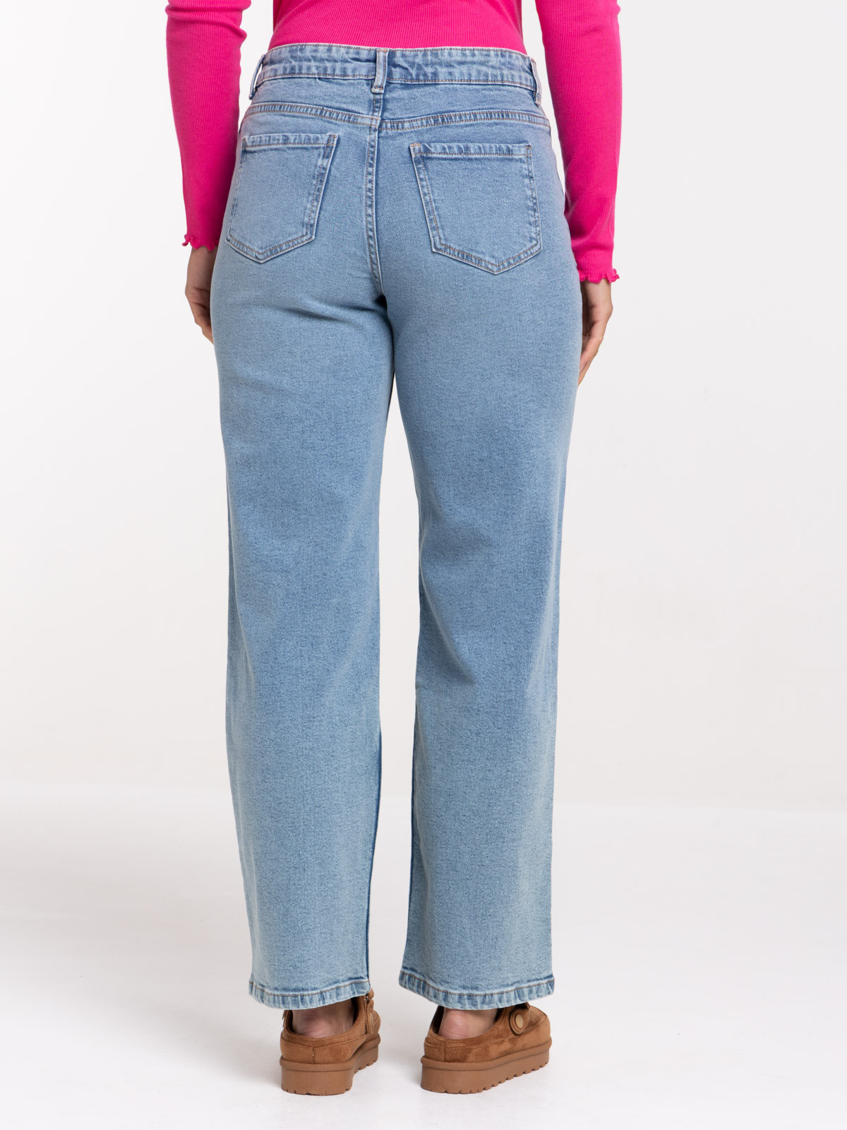 Jean baggy double stone femme Jean baggy double stone femme