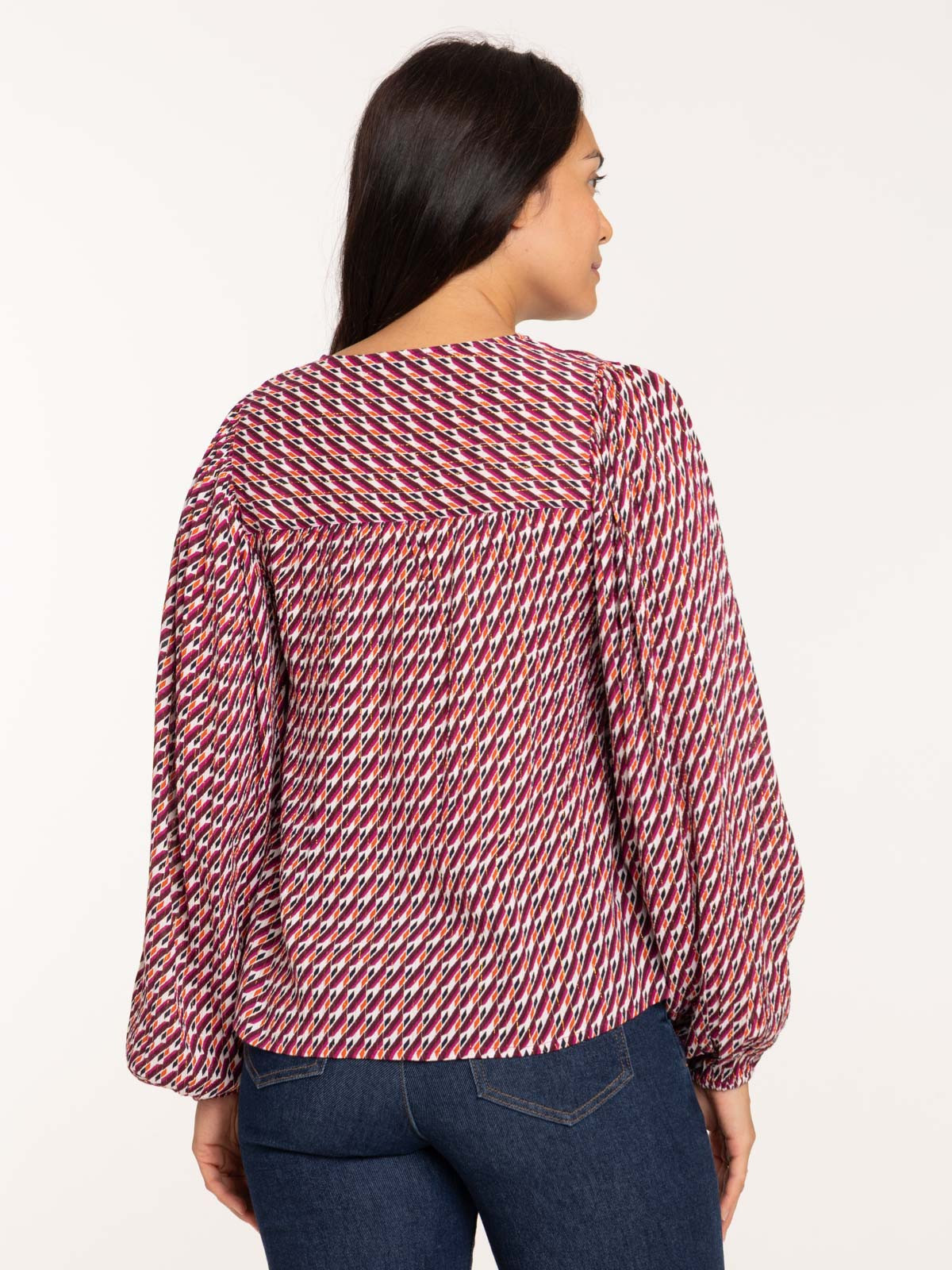 Chemise graphique coupe basque femme Chemise graphique coupe basque femme