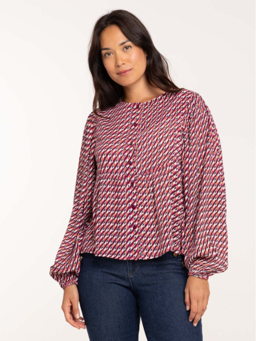 Chemise graphique coupe...