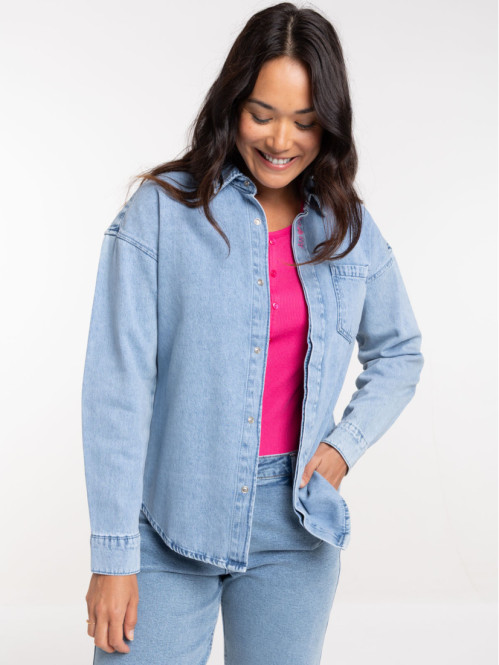 Chemise double stone brodée...