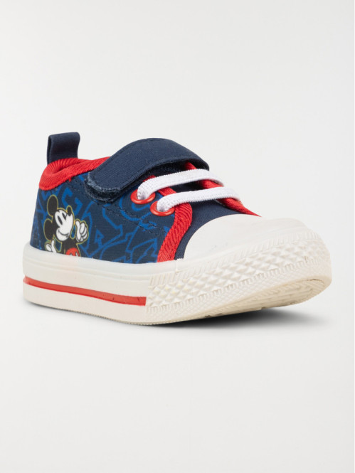 Basket toile Mickey garçon (19-23)
