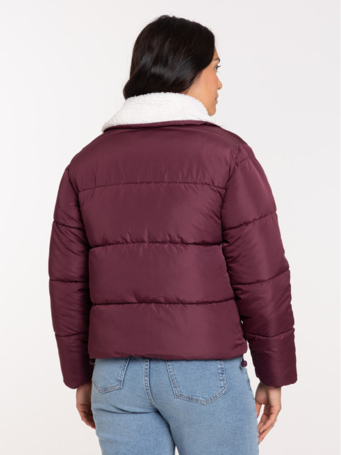 Doudoune courte col sherpa...