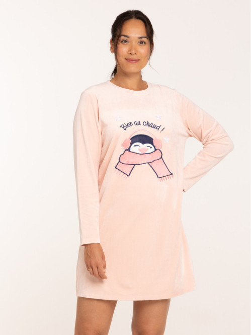 Chemise de nuit velours...