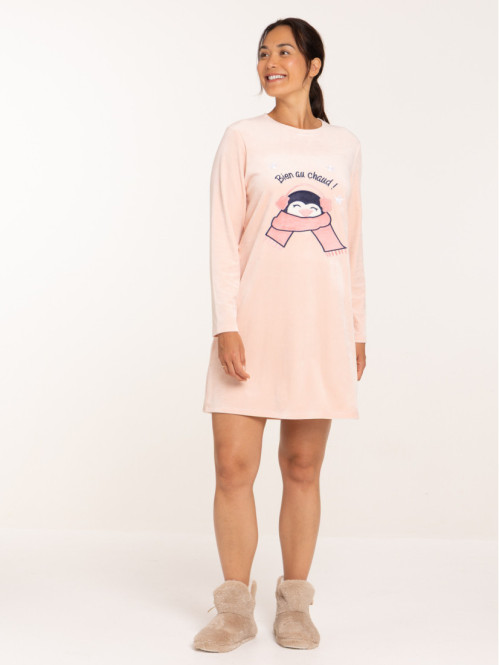 Chemise de nuit velours...