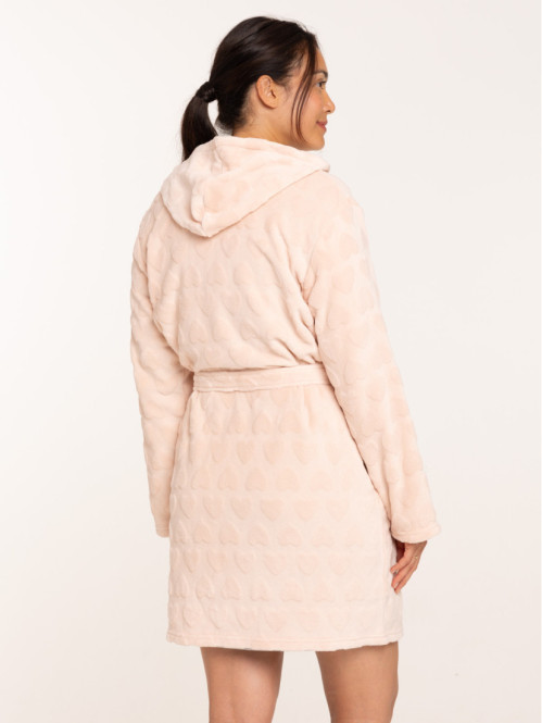 Robe de chambre motif coeur...