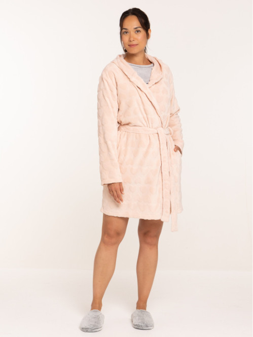 Robe de chambre motif coeur...
