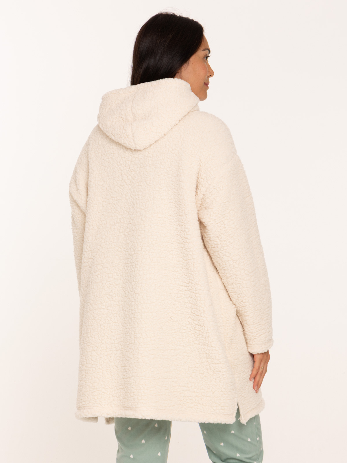 Robe / sweat de chambre ivoire femme Robe / sweat de chambre ivoire femme
