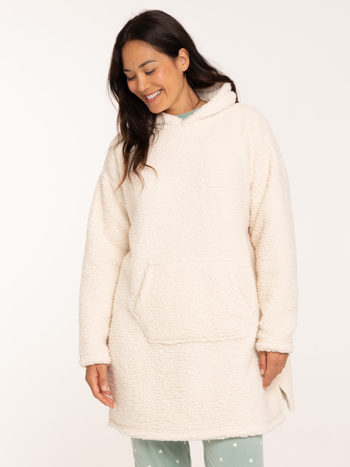 Robe / sweat de chambre ivoire femme Robe / sweat de chambre ivoire femme