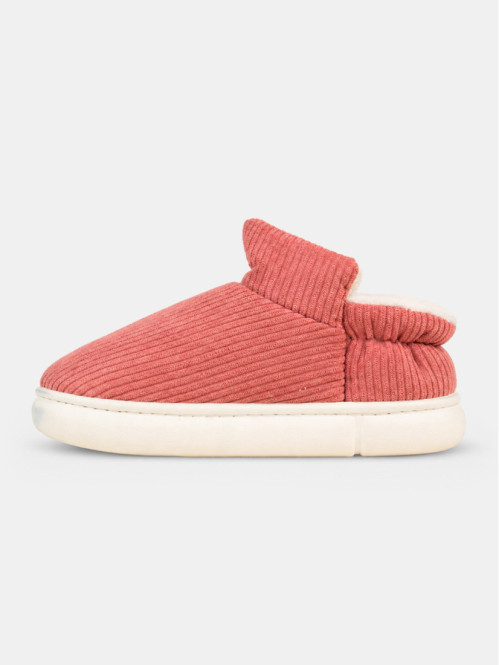 Chaussons roses velours...