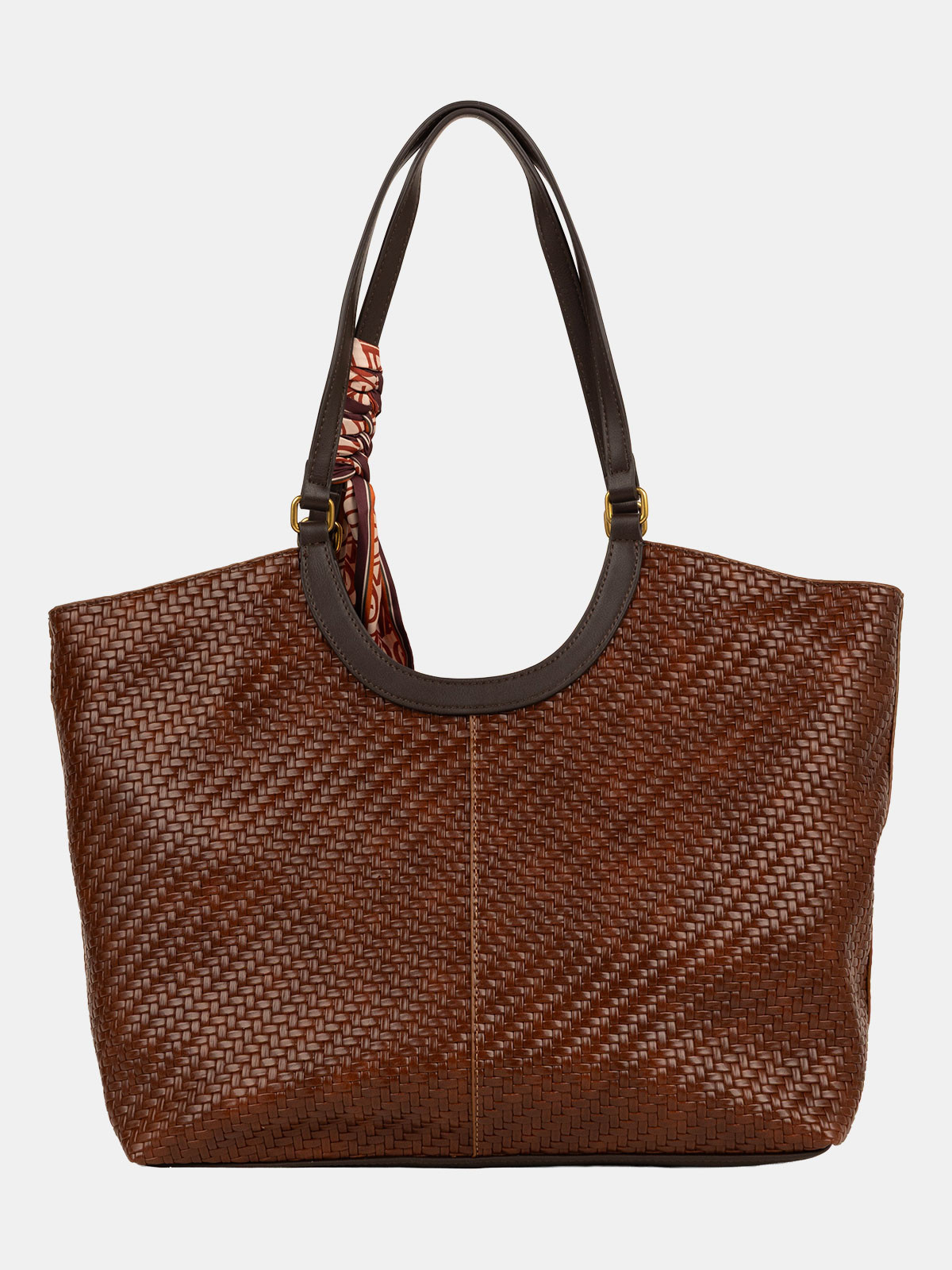 Sac à main anse avec foulard femme