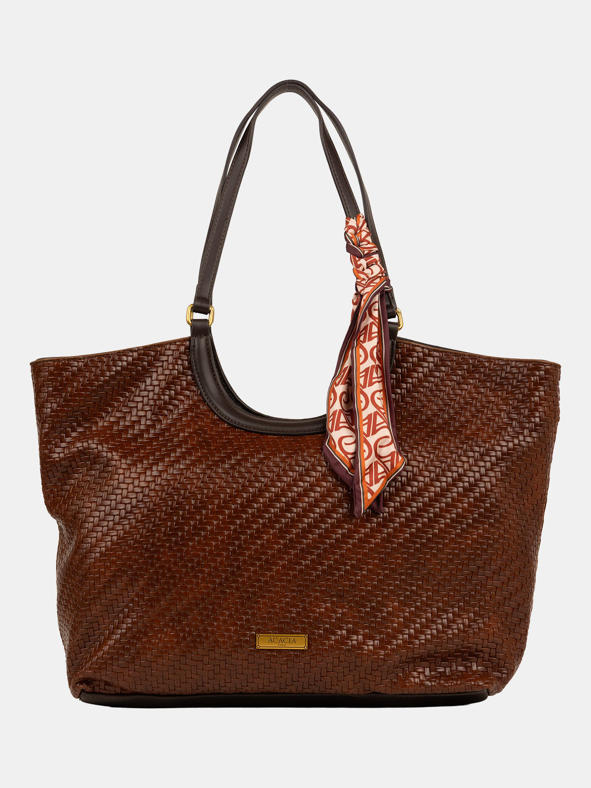 Sac à main anse avec foulard femme