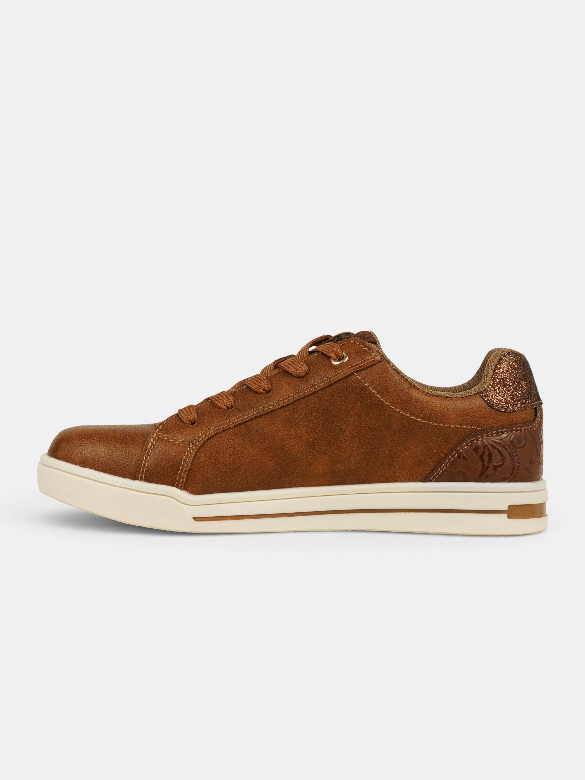 Baskets zippées marrons femme (36-41) Baskets zippées marrons femme (36-41)