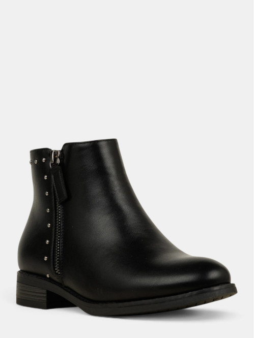 Bottines plates studs femme...