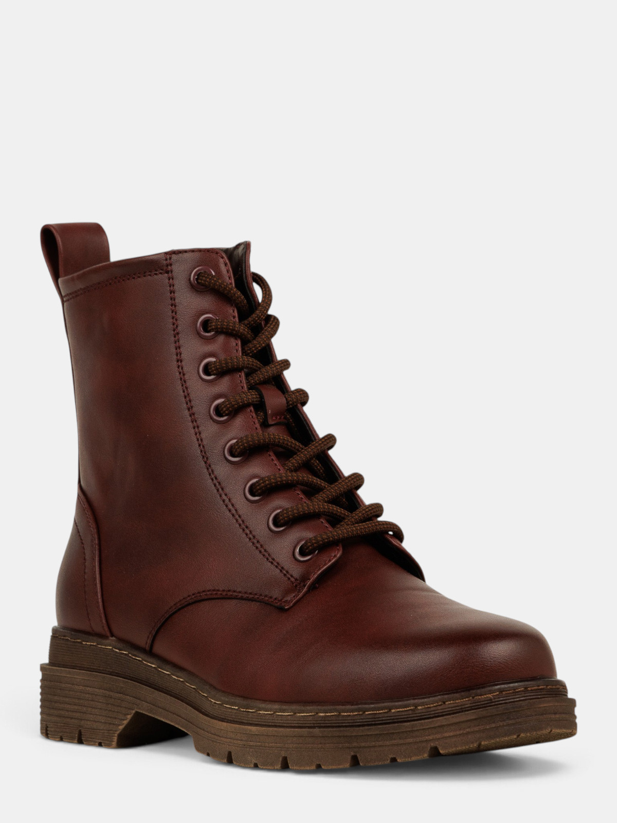 Bottines plates bordeaux femme (36-41) Bottines plates bordeaux femme (36-41)