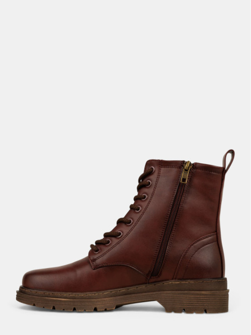 Bottines plates bordeaux femme (36-41) Bottines plates bordeaux femme (36-41)