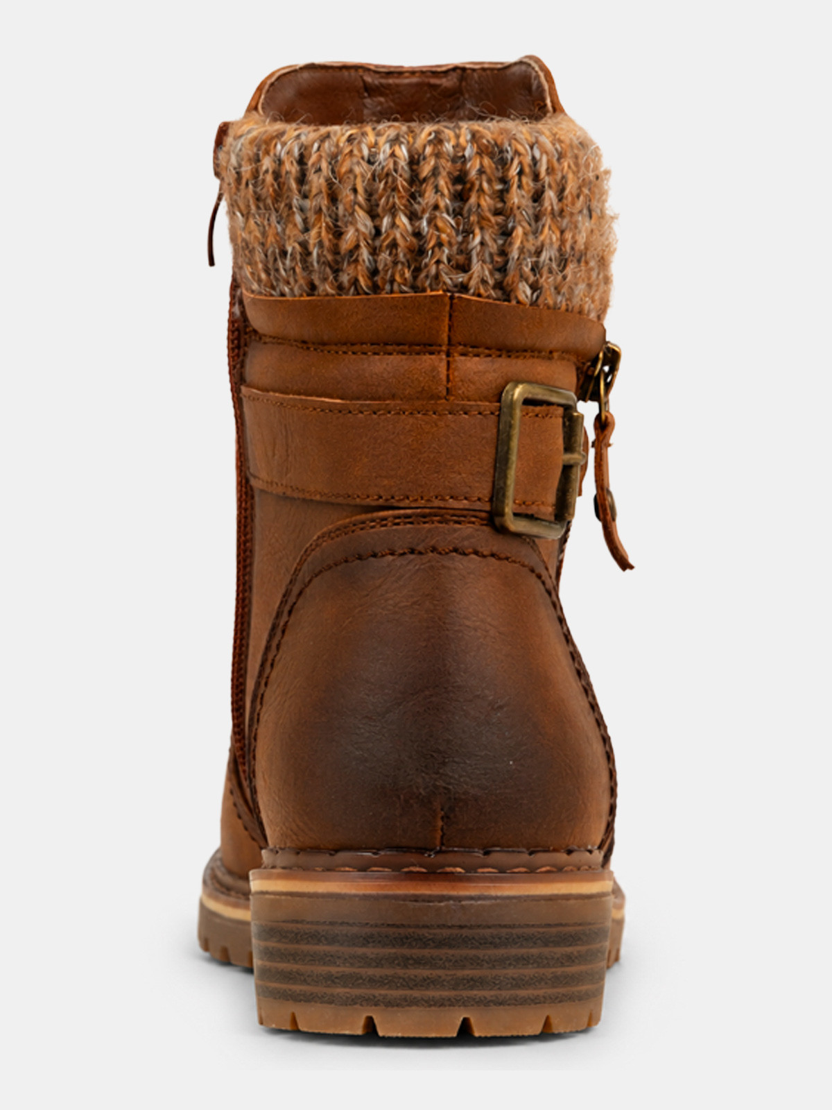 Bottines col maille femme (36-41)