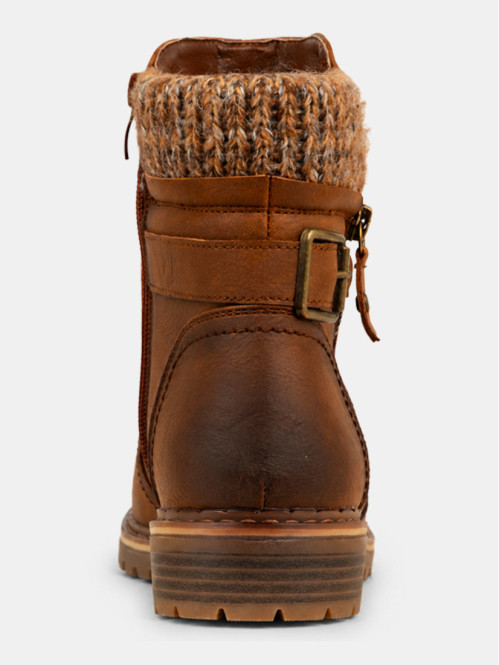 Bottines col maille femme...
