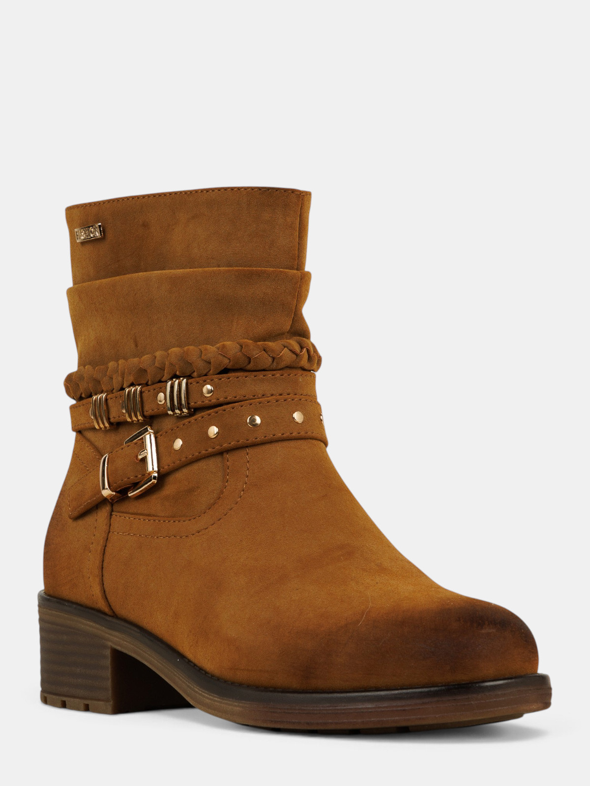 Bottines multibrides camel femme (36-41)