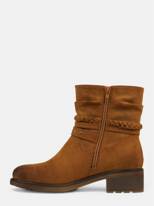 Bottines multibrides camel...