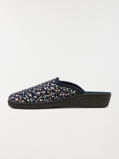 Chausson sabot fleurie femme (36-41) Chausson sabot fleurie femme (36-41)