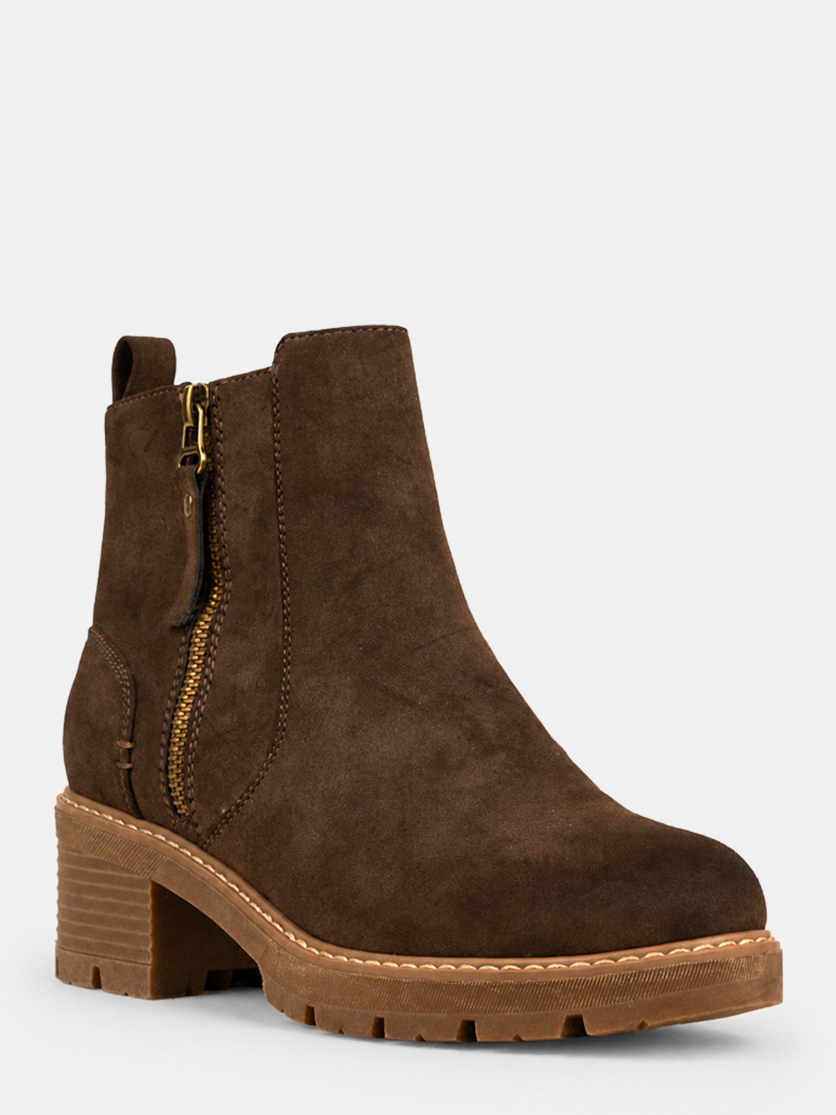 Bottines à talon marron femme (36-41) Bottines à talon marron femme (36-41)