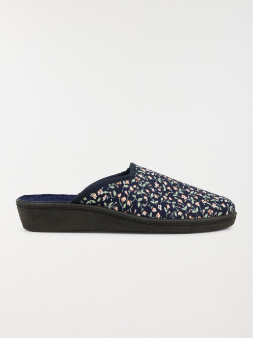 Chausson sabot fleurie femme (36-41) Chausson sabot fleurie femme (36-41)