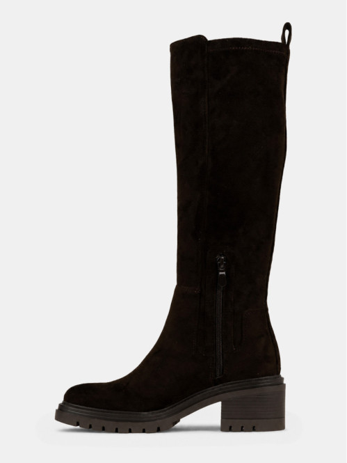 Bottes à talon marrons...