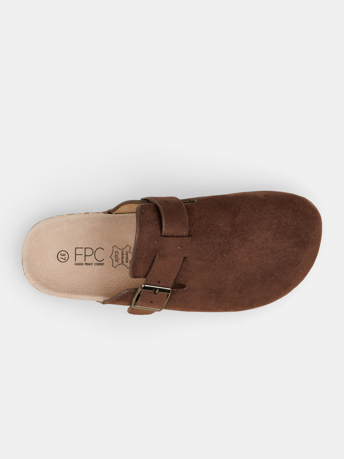 Mule couleur chocolat femme (36-41) Mule couleur chocolat femme (36-41)