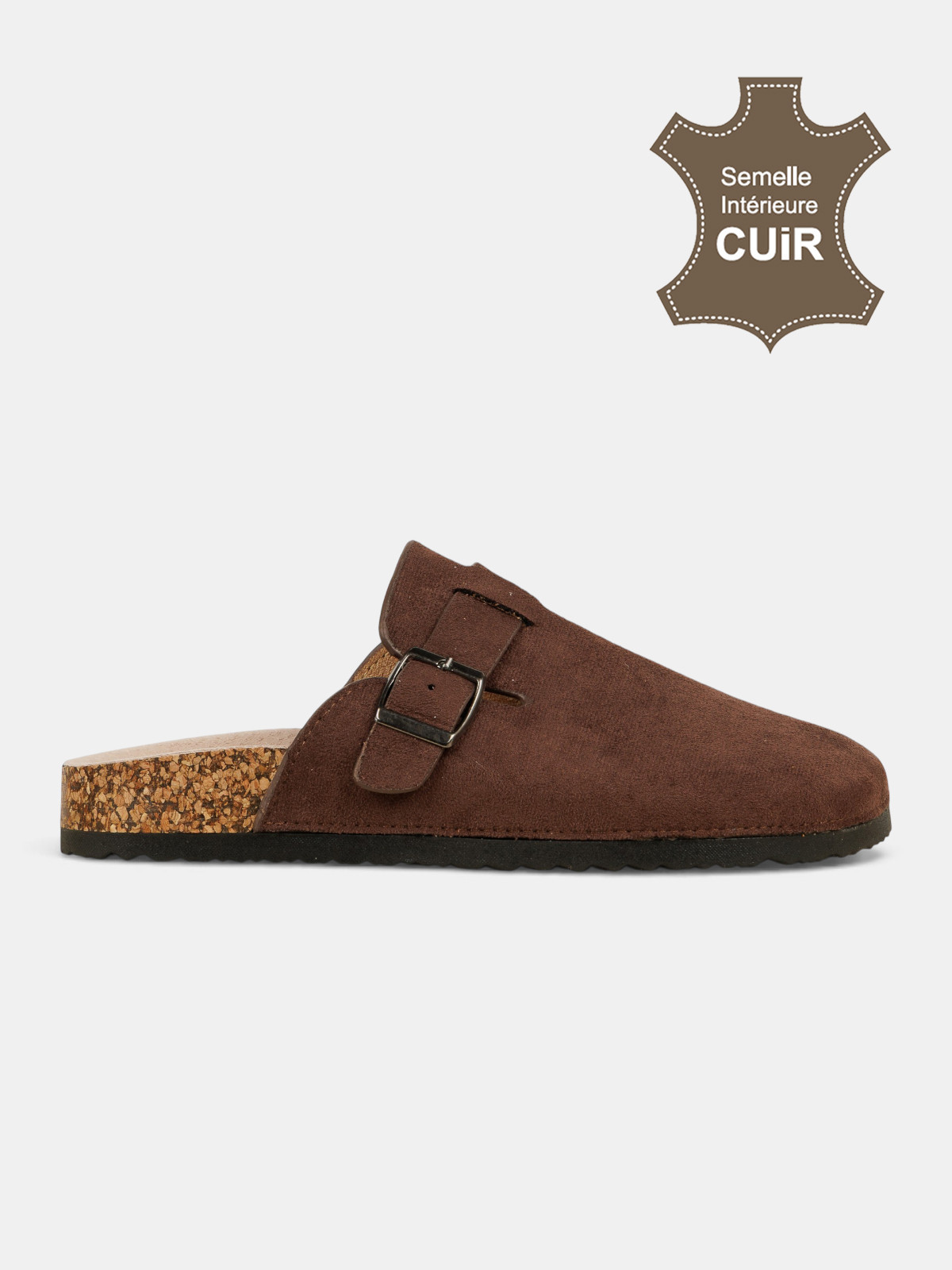 Mule couleur chocolat femme (36-41) Mule couleur chocolat femme (36-41)