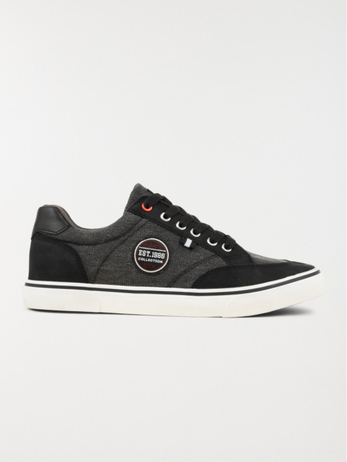 Tennis toile homme noir (40-45)