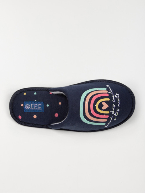 Chaussons arc-en-ciel femme...