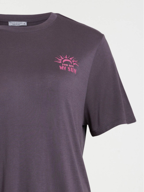 T-shirt imprimé dos grande...