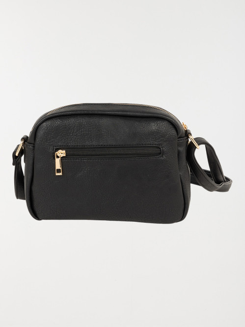 Sac besace trèfle doré femme