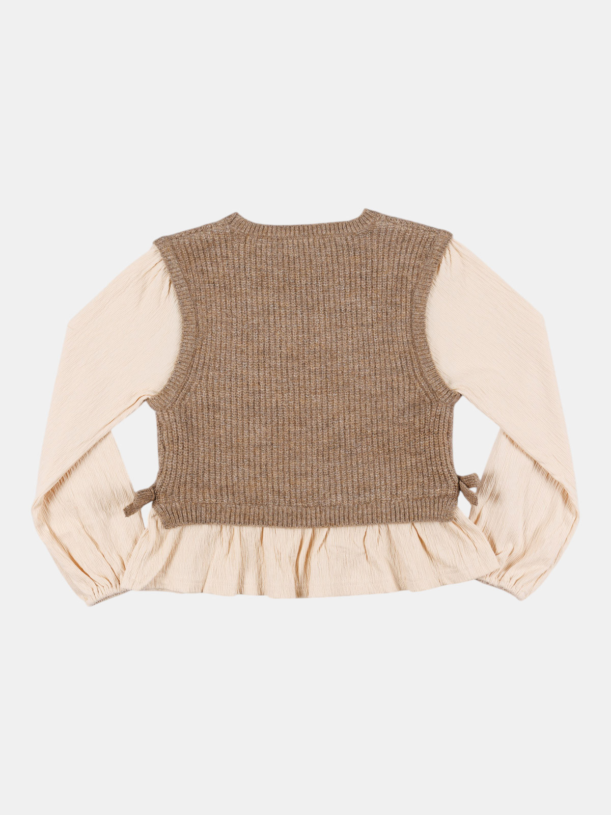 Pull et blouse 2-en-1 fille (3-12A)